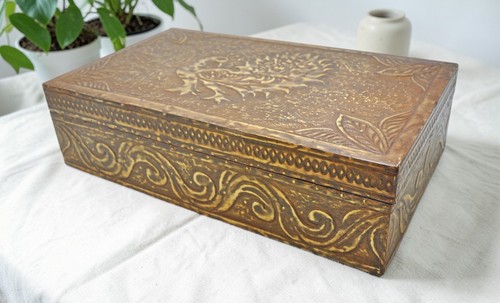 Bois vintage rangement - en,