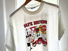 L/XL Vtg 90s Safe Driving