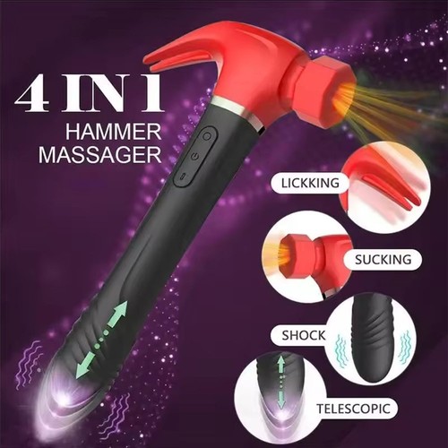 Sucking vibrator clit - sucking,