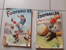 RARE LOT 2 CAHIERS DE L'EQUIPE FOOTBALL 53 / 54