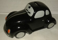 tirelire vw  coccinelle beetle ou citroën 2 chevaux  en platre 19 cm