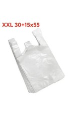 LOT 200 SAC BRETELLE PLASTIQUE SACHET Transparent 30*50cm Emballage Alimentation