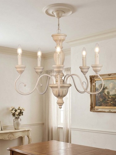 Lustre classique bois - classique,