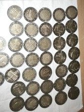 Lot de pièces commémoratives allemandes – 2 € (38 pièces)Je vends un lot de 38