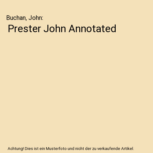 Prester john annotated - john,