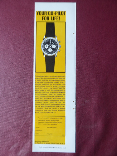 1965 pub montre - pub,