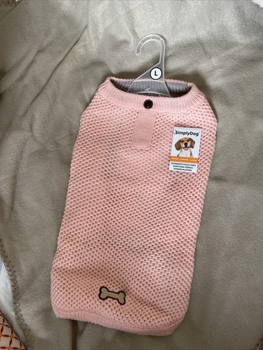 Pull chien rose taille l - chien,