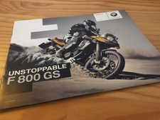 BMW F800 GS F 800 prospectus moto brochure prospekt dépliant F800GS