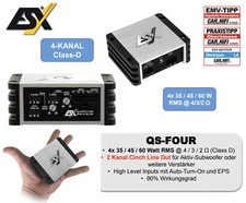 ESX QS-FOUR Mini amplificateur