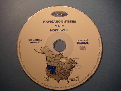 Ford navigation map 2 - 3v,