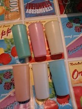 Lot 6 Gobelets Tupperware Vintage