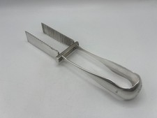 GRANDE PINCE A ASPERGES EN ARGENT MASSIF POINCON MINERVE 1 ER TITRE