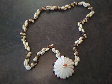 Superbe Collier Coquillages Polynesie 