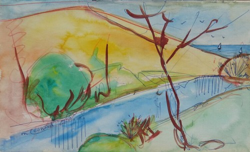 Dessin aquarelle maurice - aquarelle, de
