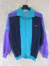 Veste ADIDAS vintage années 80 VENTEX jacket peau de pêche Trefoil 162 XS