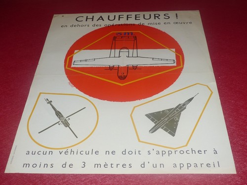 Aviation affiche originale - affiche, /