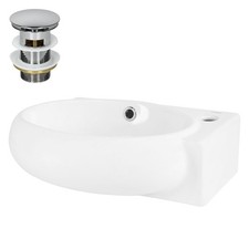 Vasque blanc en céramique