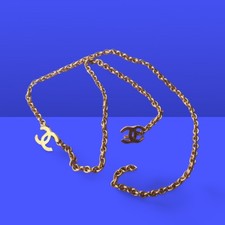 Ceinture Vintage Chanel Chaine Doré 