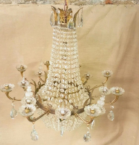 Grand courbeille lampadaire - lampadaire, de