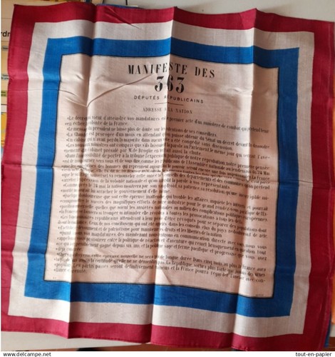 Foulard militaire soie - en,
