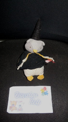 Doudou peluche chouette hibou - doudou,