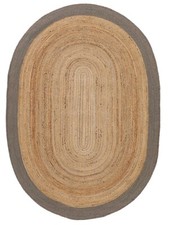 Tapis ovale jute naturel ferme