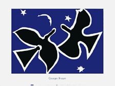 Georges BRAQUE LES OISEAUX (Petit format) 1991 Affiche en Sérigraphie
