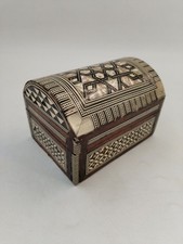 Boite A Bijoux Bois Marqueterie Nacre Coffret