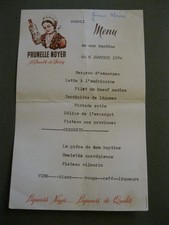 ancien menu Prunelle Noyer du