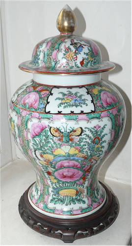 Chine vase couvert - vase, en