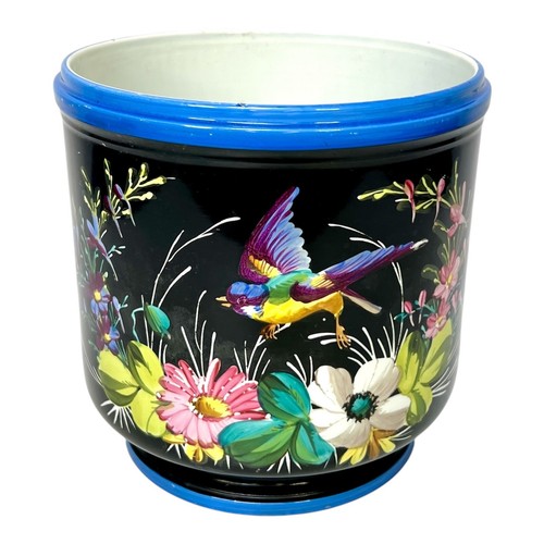 Cache pot faience creil - pot,
