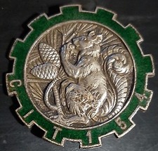 Insigne émail CIT 154 Centre Instruction du Train ORIGINAL FRENCH ARMY BADGE