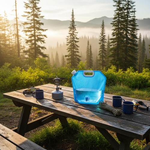 Jerrican eau pliable - d'eau,