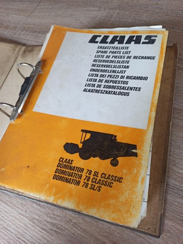 Livret piece claas - livret, dominator