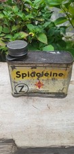 Ancien Bidon d'Huile 1 Litre SPIDOLEINE. 