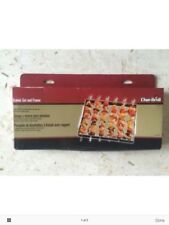 Kabob Set by Char-Broil ~ Grilling Chrome Skewers Set of 6 and Frame~ NIB