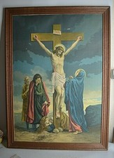 ANCIEN GRAND TABLEAU JESUS