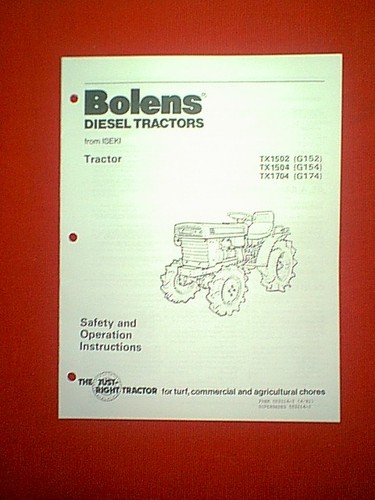 Bolens iseki diesel - iseki, tractor