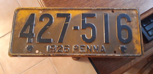 Plaque immatriculation - plaque, us