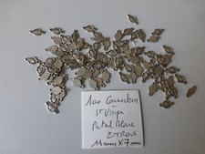 Lot de 100 connecteur Jonction pour bracelet  metal couleur argent connect MARIE