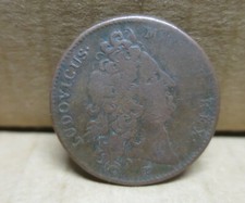 LOUIS XIV jeton en cuivre