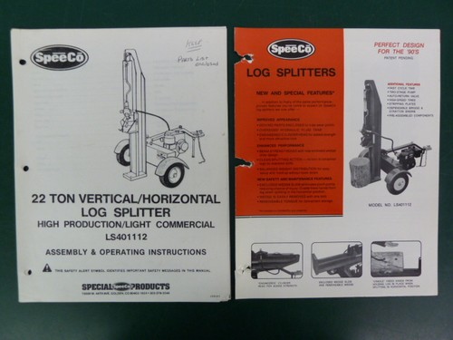 Vintage speeco log - vintage, splitter