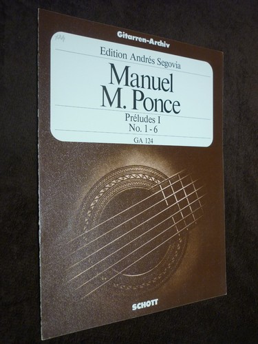 Partitions guitare ponce - partitions,