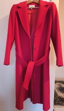 Manteau long marque Claude Pierlot, taille 38 Couleur rose foncé Taille 38