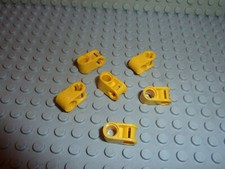 6 x LEGO TECHNIC Yellow axle