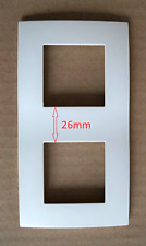 1 Plaque double entraxe 71mm - Blanc - ESPACE LUMIERE - ARNOULD 60842