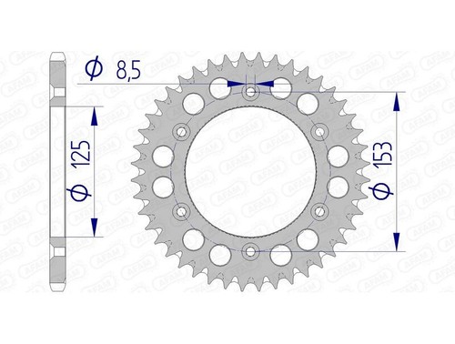 26683 couronne en aluminium - 26683,