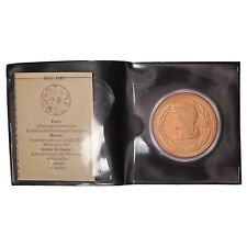 France - ECU Europa 1987 Adhésion Espagne et Portugal P. Rodier bronze florentin