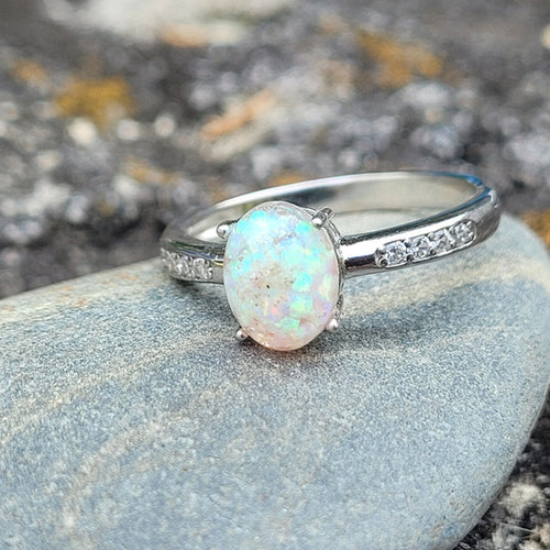 Bague victorienne rose - victorienne, or