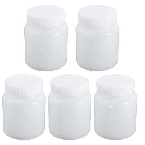 5pcs 300ml plastic - 5pcs,